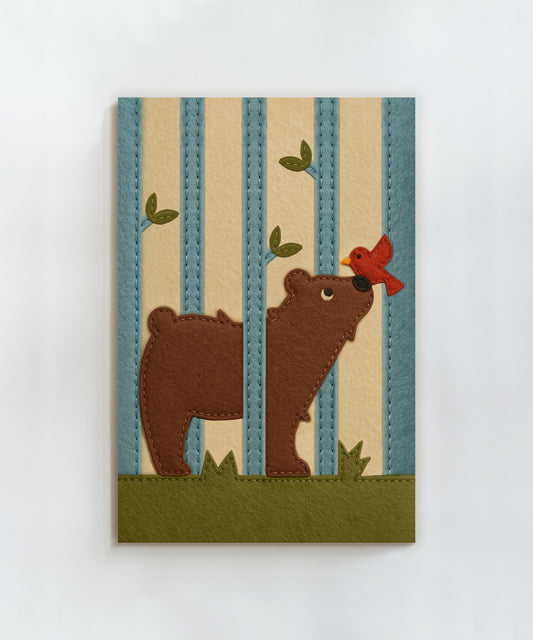 The Felt Forest - Brown Bear