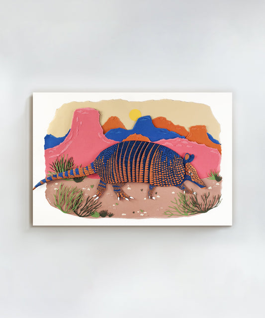 Paper Armadillo by Andrea Cira