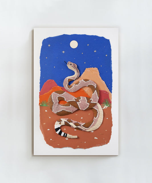 Paper Rattlesnake by Andrea Cira