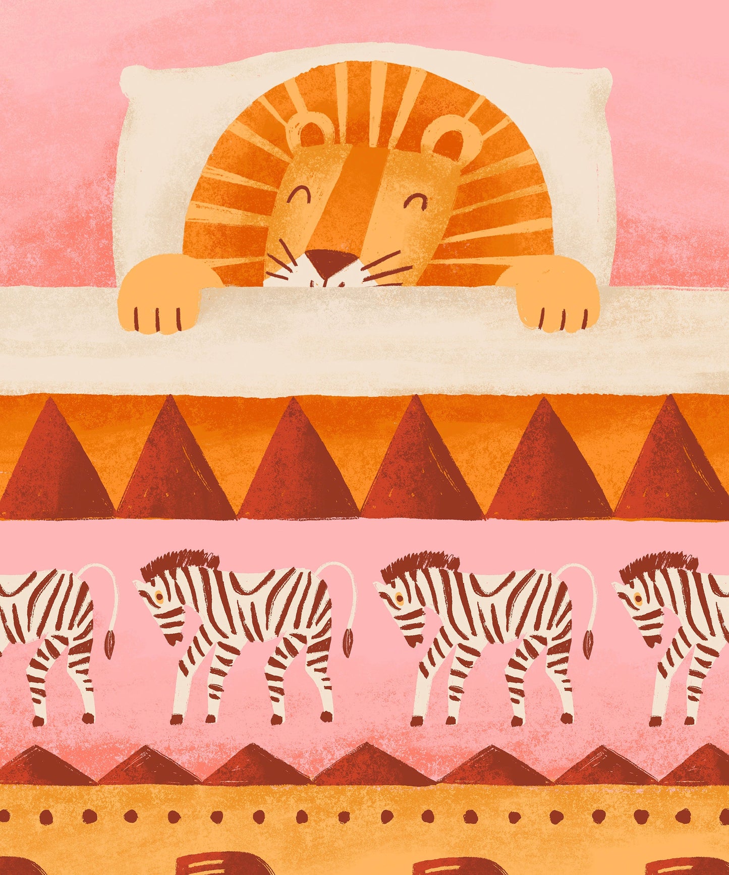 All Tucked In - Lion