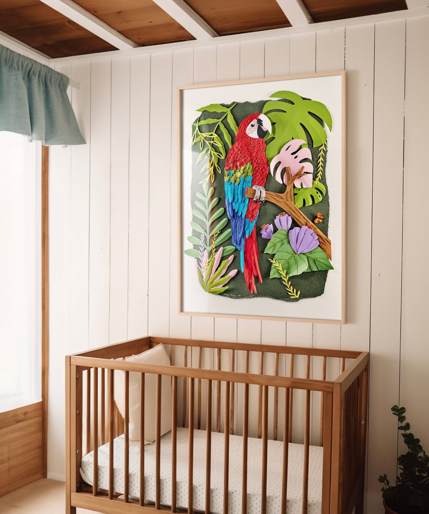 Red Macaw by Andrea Cira