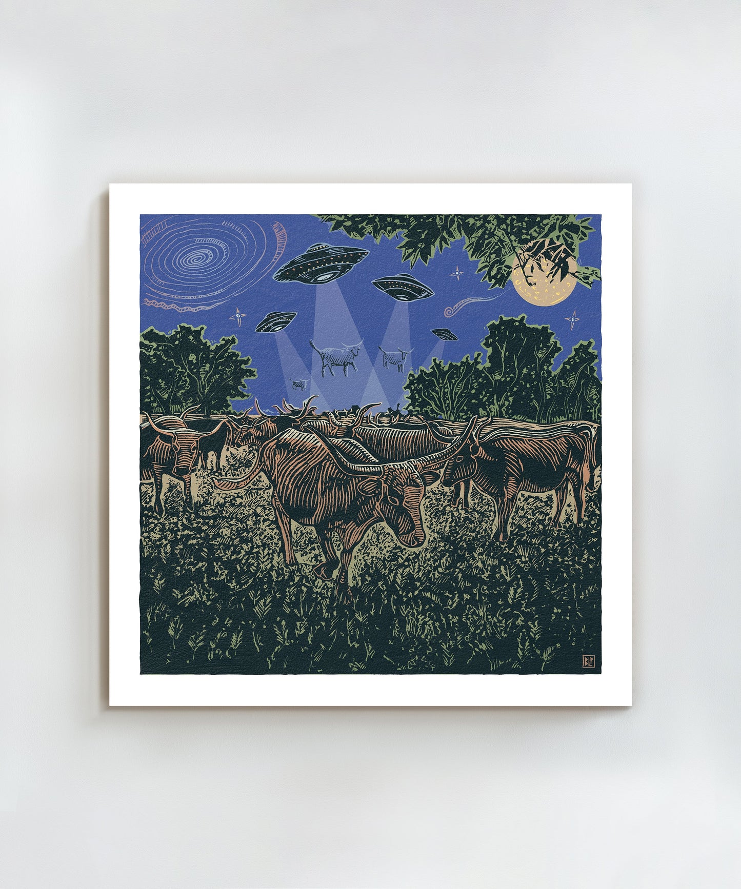 Cows and Aliens by Bryan Peterson