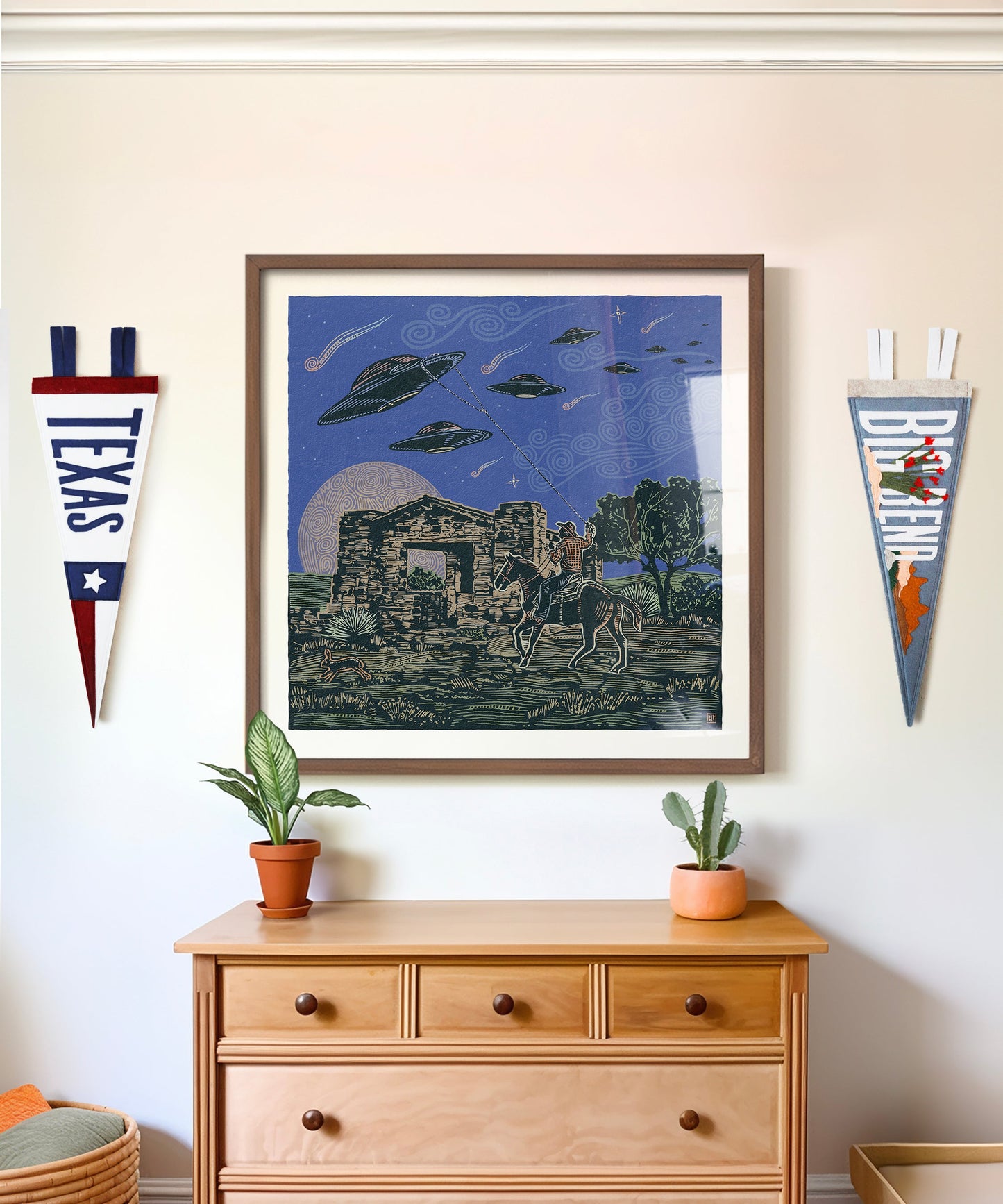 Cowboy and Aliens by Bryan Peterson