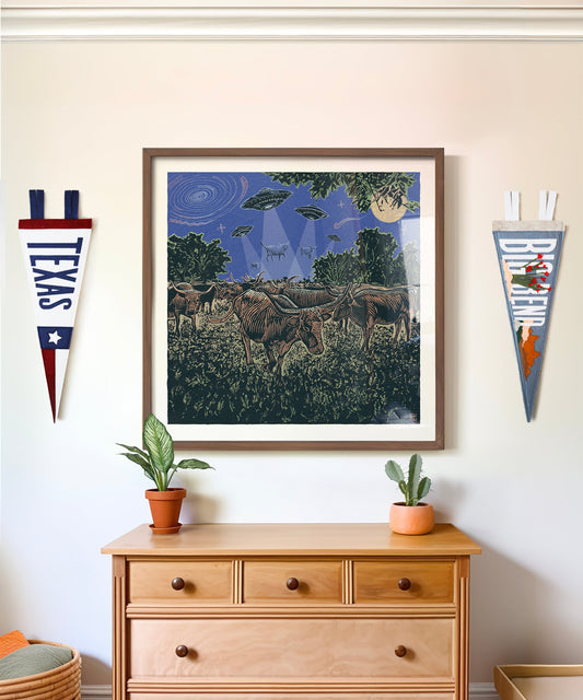 Cows and Aliens by Bryan Peterson