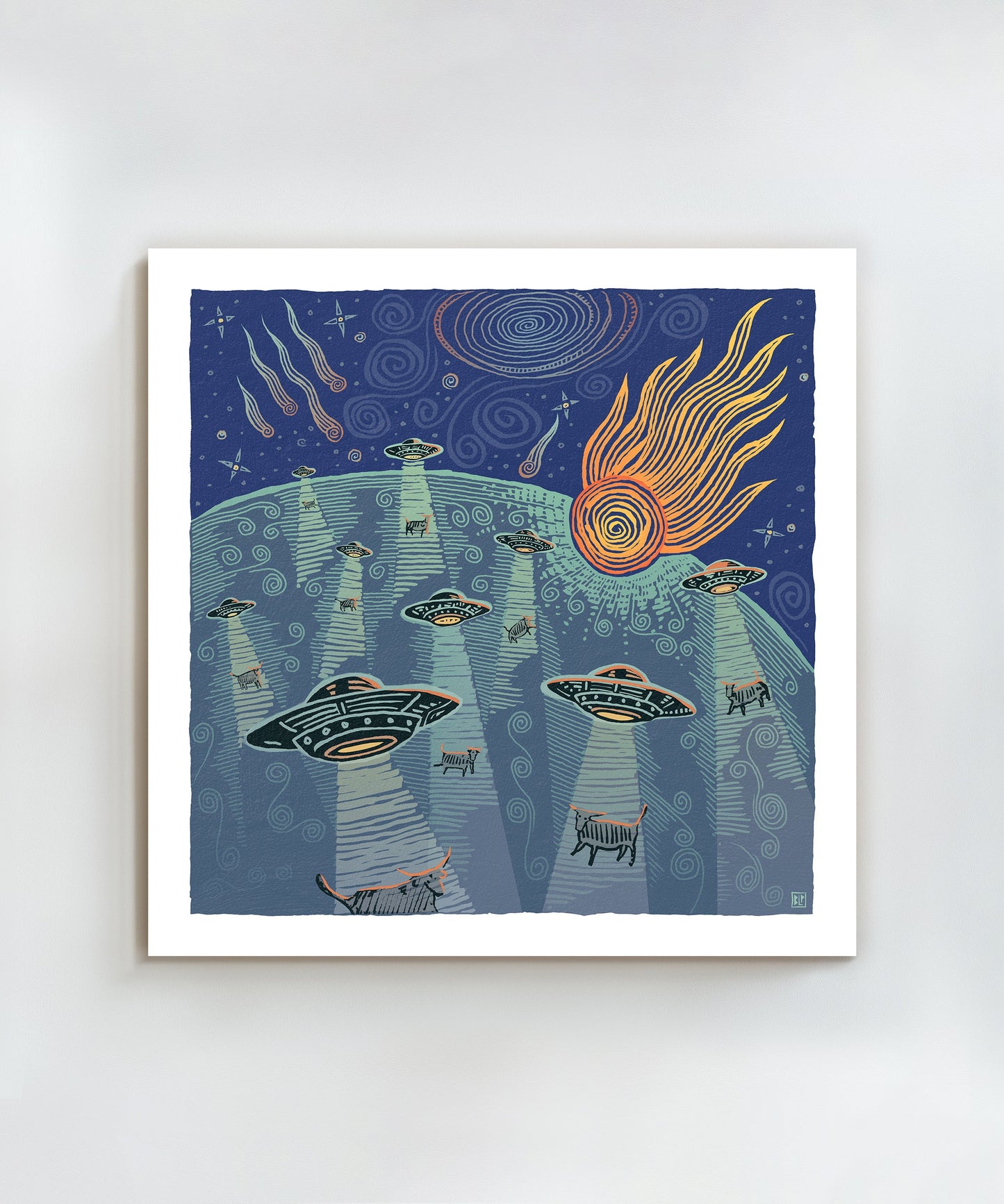 Fireball Cows by Bryan Peterson