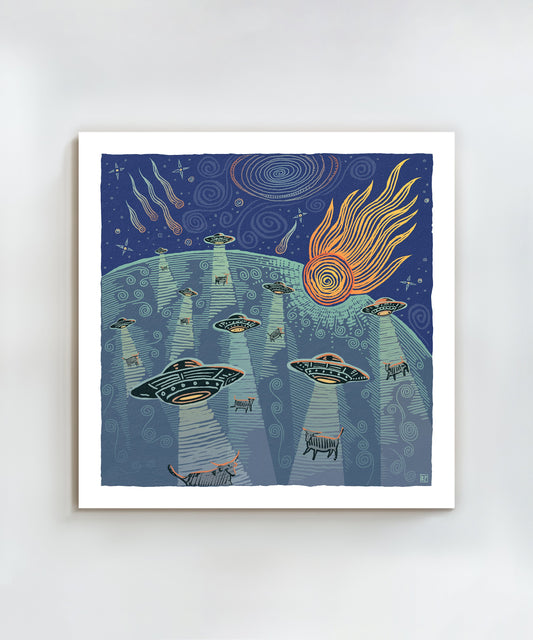 Fireball Cows by Bryan Peterson