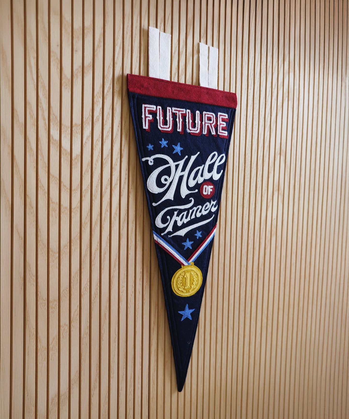 Future Hall of Famer Felt Pennant