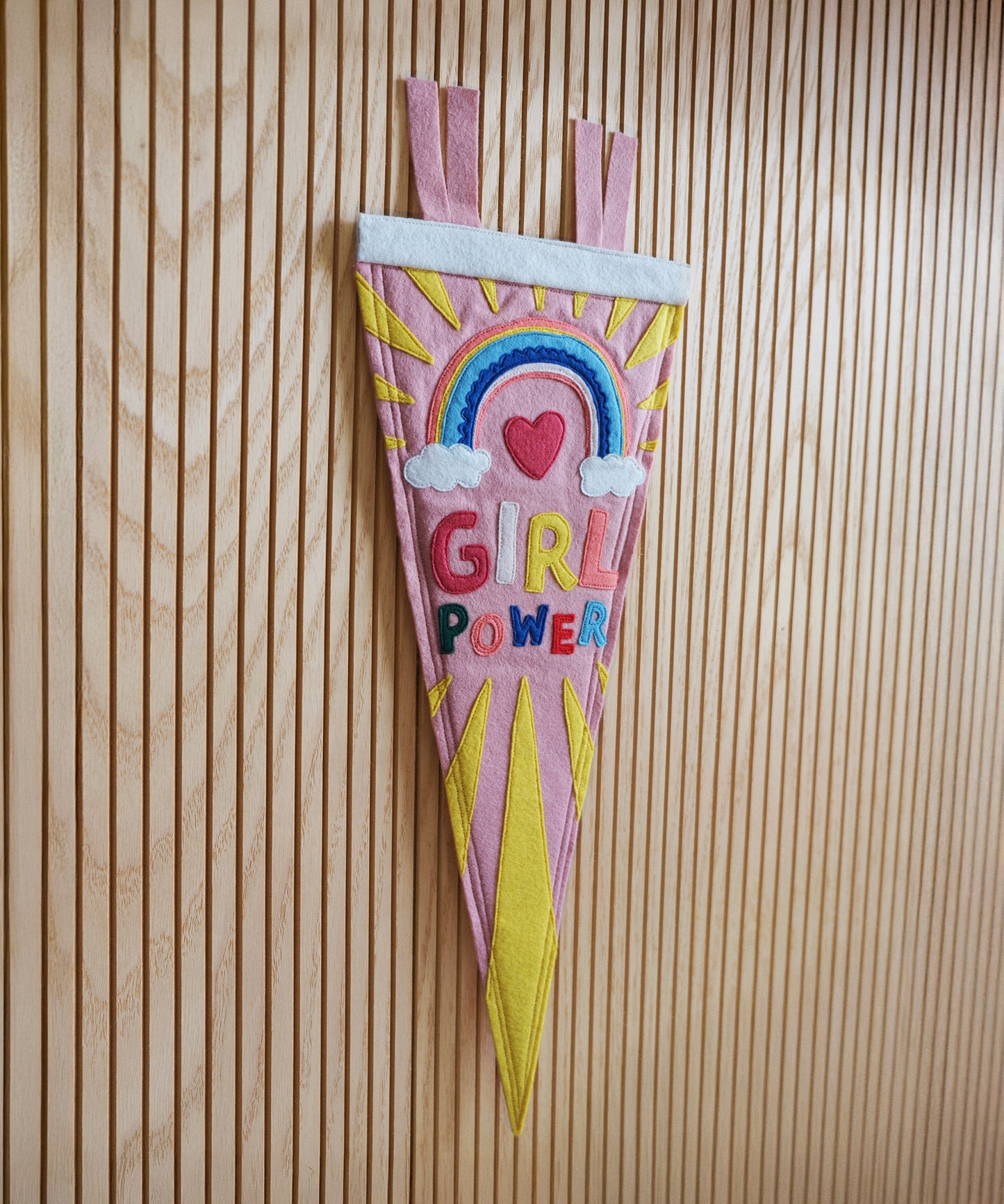 Girl Power Felt Pennant