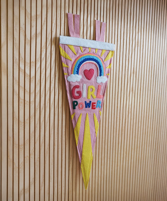 Girl Power Felt Pennant