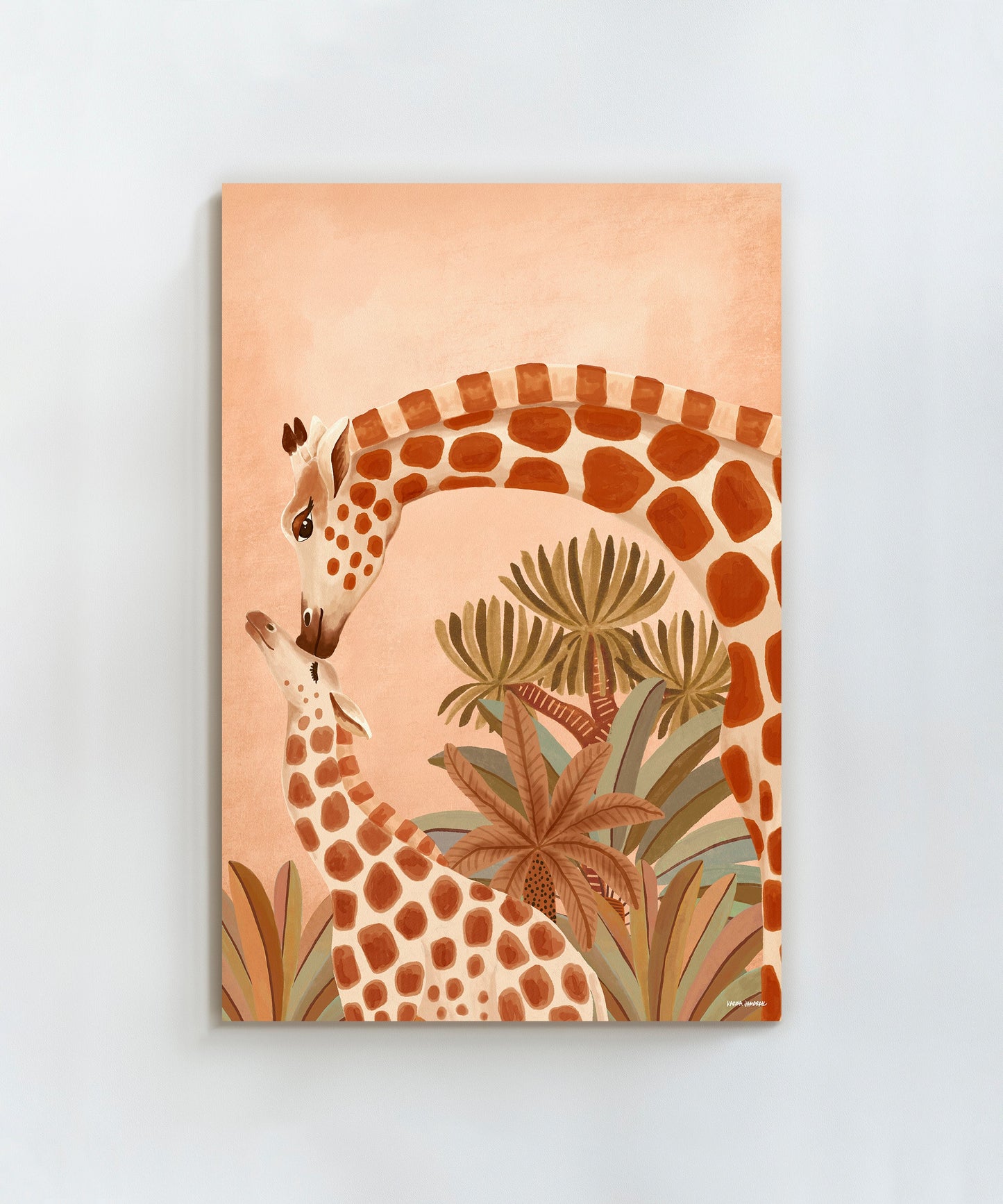Giraffe Baby Love by Karina Jambrak