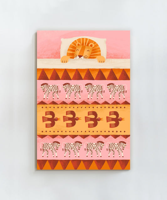 All Tucked In - Lion