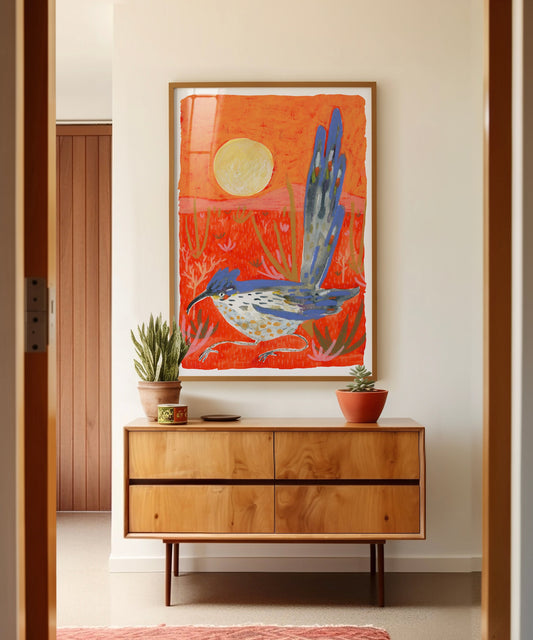 Resting Roadrunner by Melissa Lakey