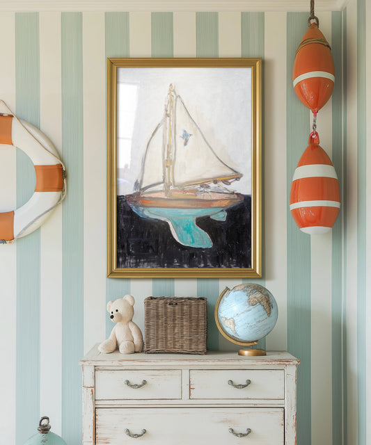 Sailboat #1 by Anne-Louise Ewen