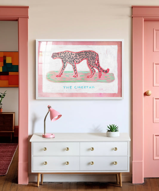 Scarlet Cheetah by Anne-Louise Ewen